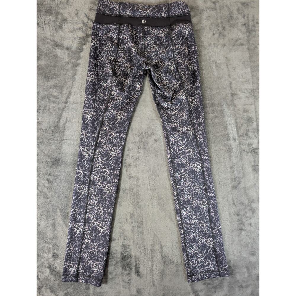 Lululemon High-Times Pant 7/8 Leggings Size 4 Regal Purple Space Dye Luxtreme